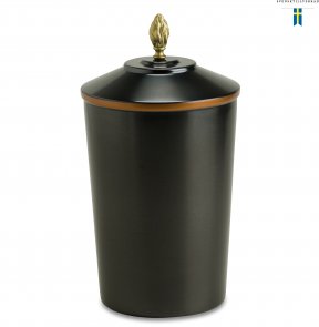 Urna Gamma svart med fackla