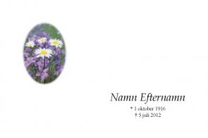 Tackkort med ängsklocka