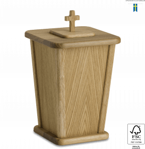 Urna Classic Ek med kors