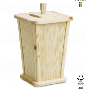Urna Classic Obehandlad furu med knopp