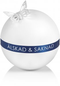 Urna Tellus med mörkblått band