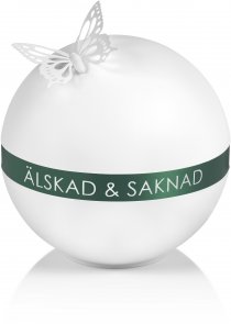 Urna Tellus med mörkgrönt band