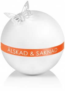 Urna Tellus med orange band